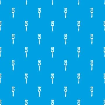 Coat zip pattern seamless blue イラスト素材