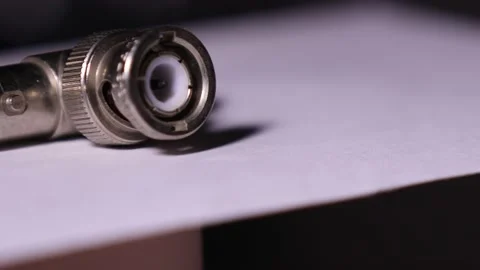 Coax T Adapter Stock Footage 136342143