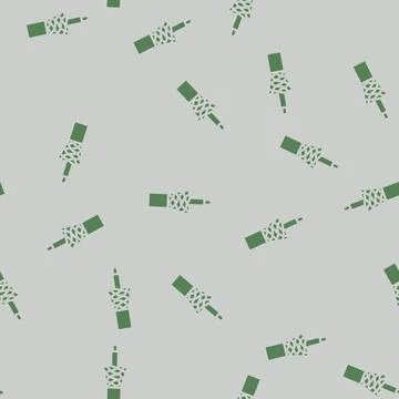 Coaxial cable wire glyph vector seamless pattern Stock Illustration