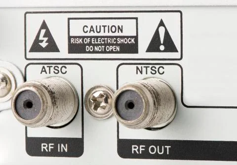 Coaxial Inputs Stock Photos