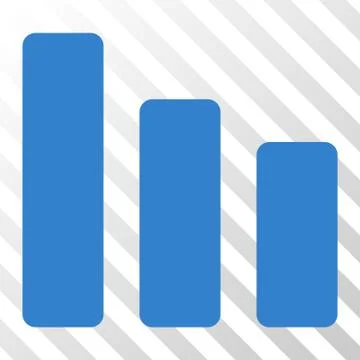 Cobalt Bar Chart Decrease Interface Icon イラスト素材