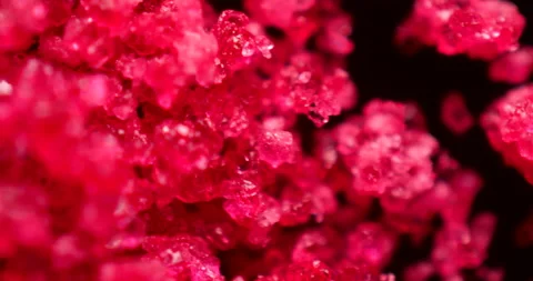 Cobalt Chloride: Key Characteristics Under Microscope Stock Footage 303633343
