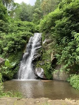 Coban Putri Waterfall Stock Photos