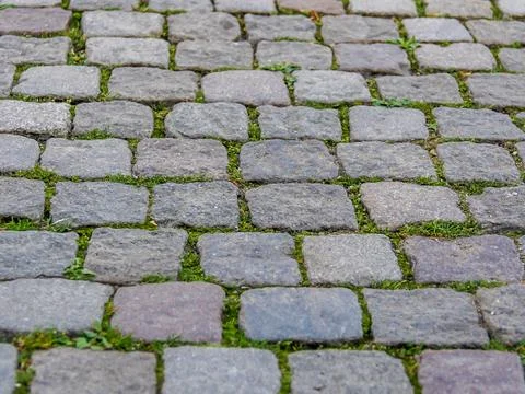 Cobble pavement Stock Photos