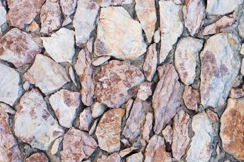 Cobble Stone bricks floor with pattern and dirt medival construction Stock Photos