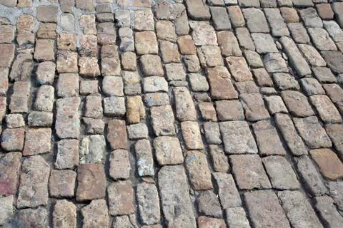 Cobble stone pavement Stock Photos