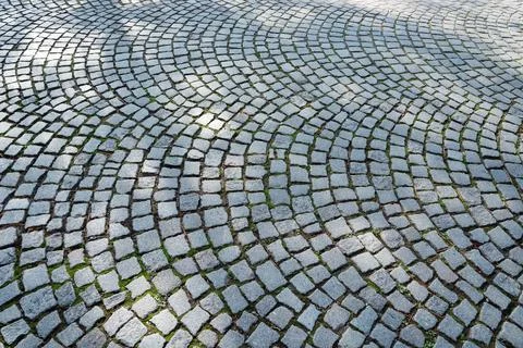 Cobble stone pavement Stock Photos