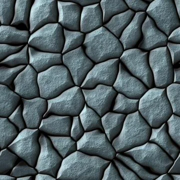 Cobble stones abstract seamless generated hires texture Stock Illustration