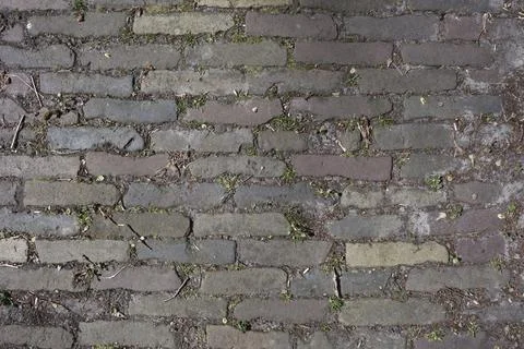 Cobbled road as background Stock Photos