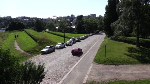 Cobbled road Stock Footage 78727542