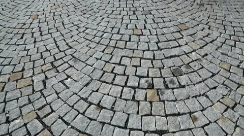 Cobbled Street 2 Stock Footage 53583911