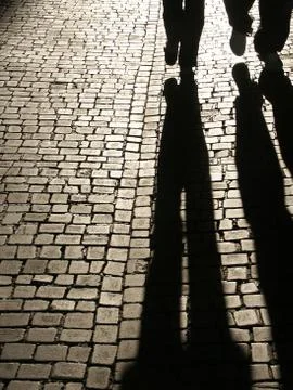 Cobbled Street Foto stock