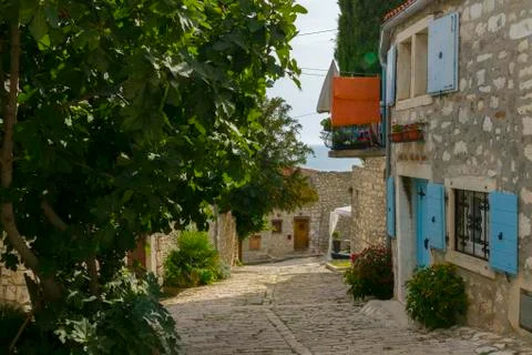 Cobbled street Stock Photos