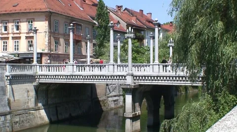 Cobblers' Bridge Stock Footage 1061854