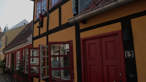 Cobbler's house, Faaborg Stock Footage 129317946