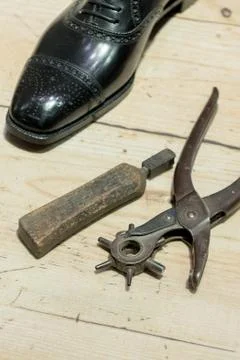 Cobbler's Scene Foto stock