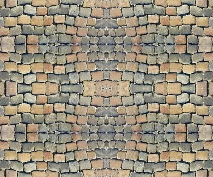  Cobbles Street Pattern Digital mockup cobbles street tile able pattern us... Stock Photos