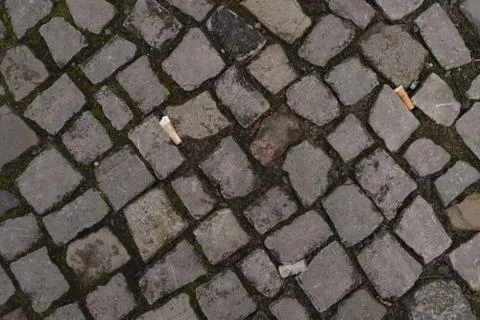 Cobbleston Road Texture Stock Photos