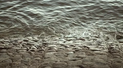 Cobblestone and river Stock Footage 60916625