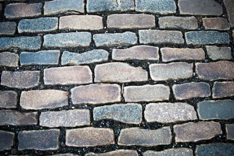 A cobblestone background 库存照片