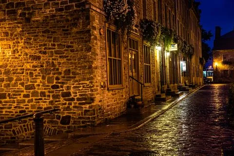 Cobblestone Charm Stock Photos