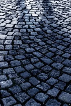 Cobblestone close-up Stock Photos