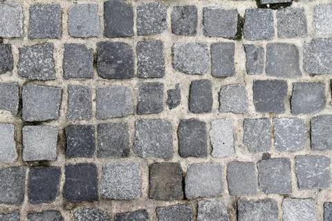 Cobblestone floor Foto stock