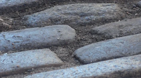 Cobblestone Stock Footage 33272861