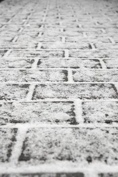 Cobblestone path.Nested pavers.   Abstract background of old cobblestone pave Stock Photos