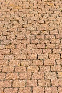 Cobblestone pavement background Stock Photos