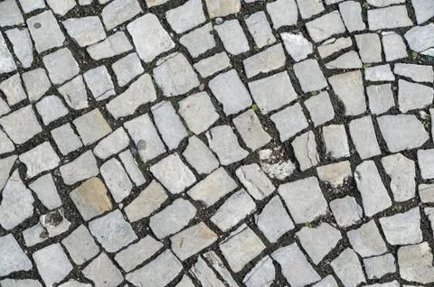 Cobblestone pavement Foto stock