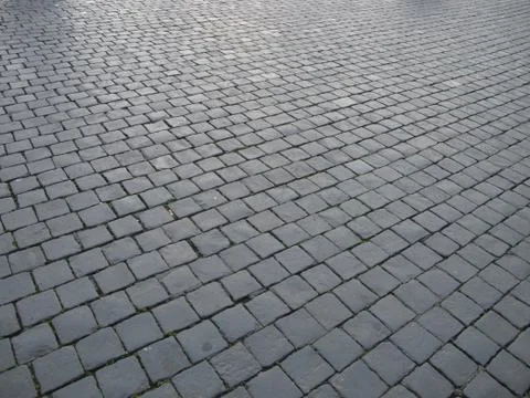 Cobblestone pavement Stock Photos
