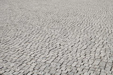 Cobblestone pavement. Stock Photos