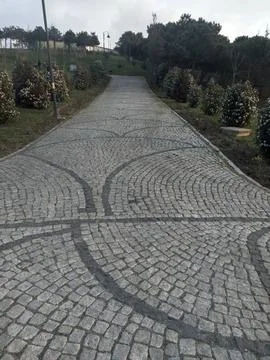 CobbleStone road for Creative Ideas Stock Photos