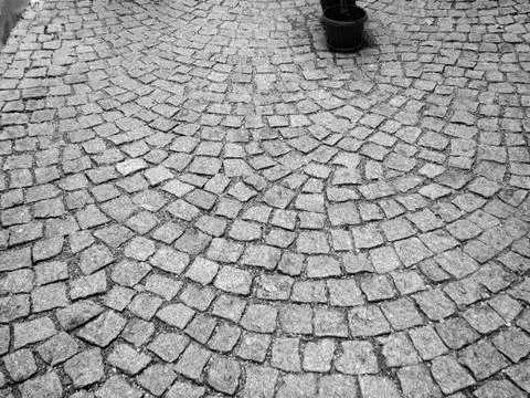 A cobblestone road Stock Photos