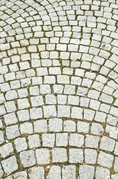 Cobblestone road Stock Photos