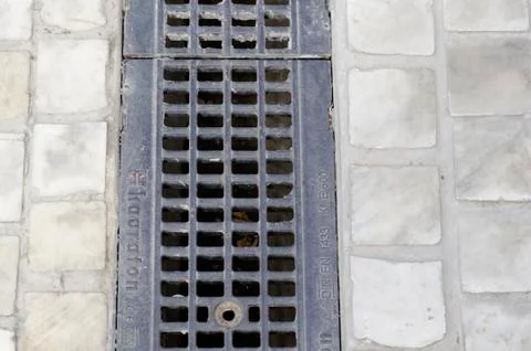 Cobblestone Sidewalk Texture Stock Photos