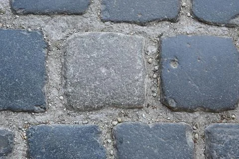 Cobblestone street background Photos