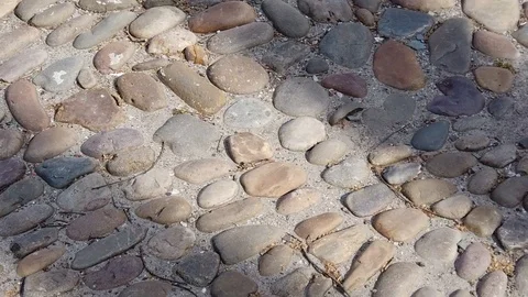 Cobblestone surface Stock Footage 105172130