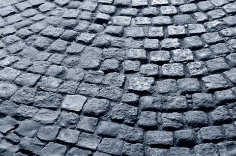 Cobblestone way Stock Photos