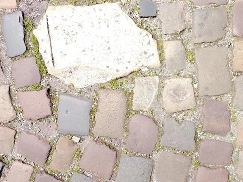 Cobblestones Create a Charming Path in the Old Town Highlighting Historic C.. Stock Photos