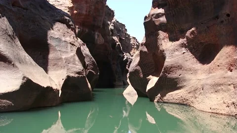 Cobbold Gorge view from within gorge 1 Stock Footage 147833320