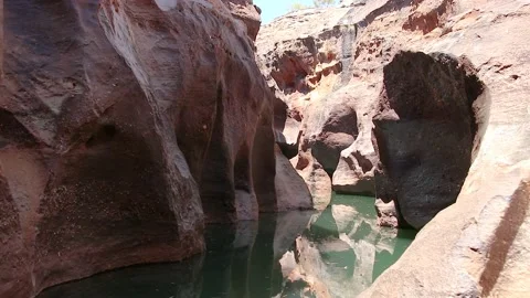 Cobbold Gorge view from within gorge 4 Stock Footage 147833369