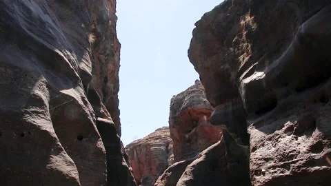 Cobbold Gorge view from within gorge low angle 2 Stock Footage 147833387
