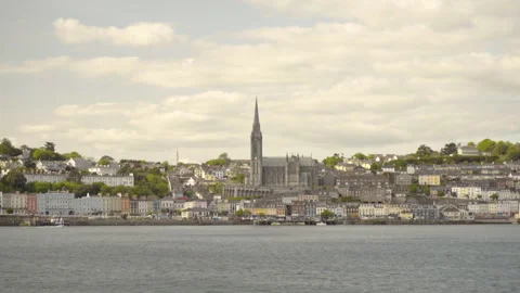 Cobh from the sea Stock Footage 241525864
