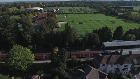 Cobham Train Stock Footage 96303473