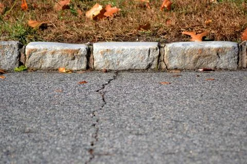 Coblestone Curb Stock Photos