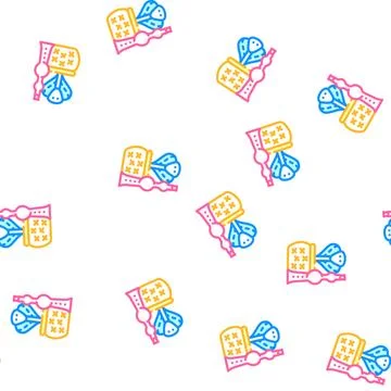Cobra and flute vector seamless pattern 스톡 일러스트