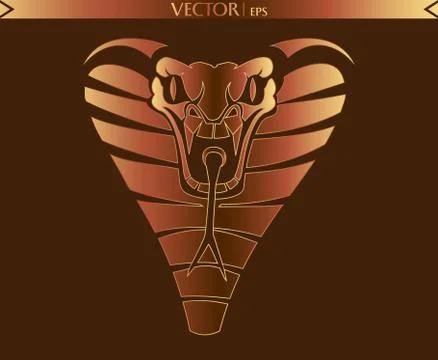 Cobra Attack Logo Stock-Illustration