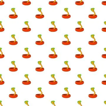 Cobra pattern, cartoon style イラスト素材
